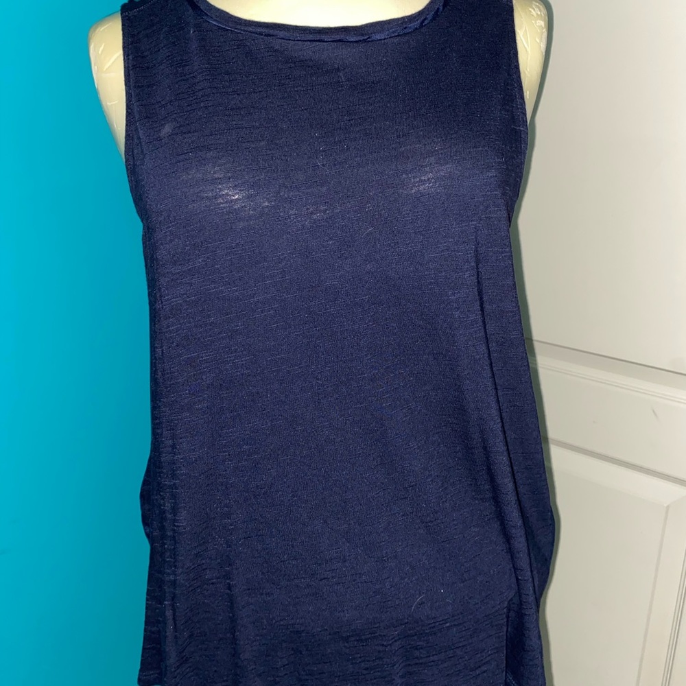Pleated baby tank top